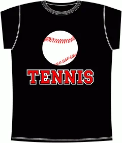 Tennis Wrong Black